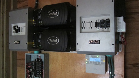 a closer look at the inverter 4 Off Grid Power in Boca Chica Panama